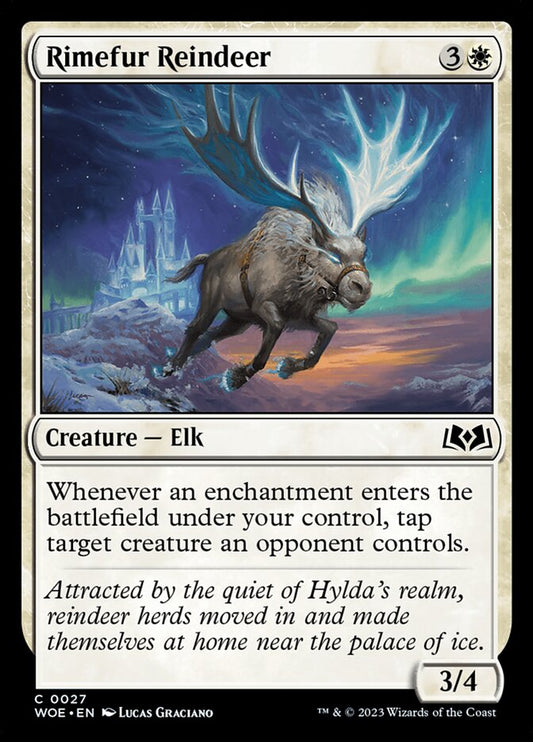 MTG Card Title: Rimefur Reindeer WOE/27