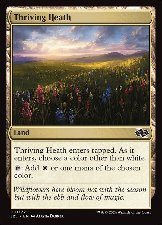 MTG Card Title: Thriving Heath J25/777