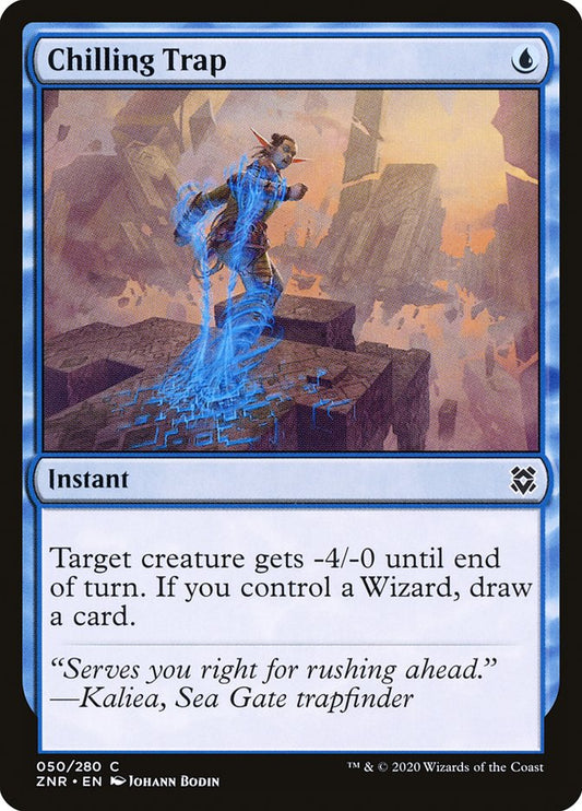 MTG Card Title: Chilling Trap ZNR/50