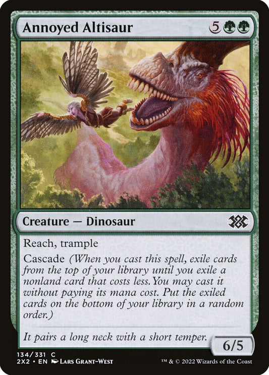 MTG Card Title: Annoyed Altisaur 2X2/134