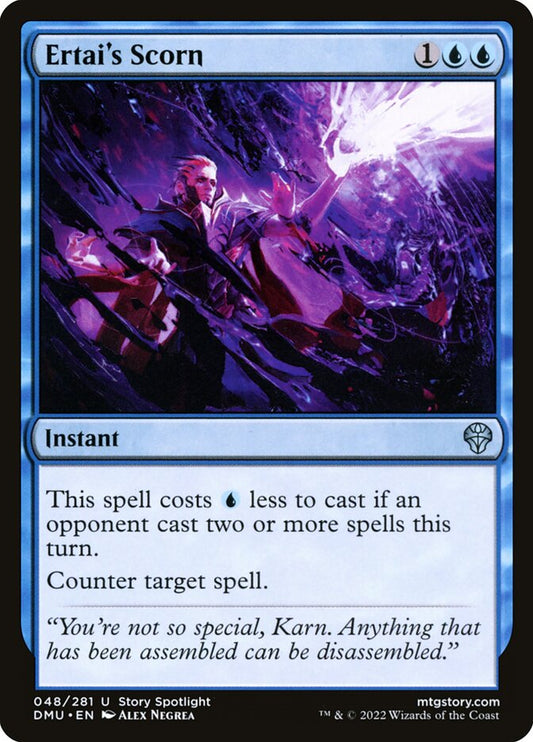MTG Card Title: Ertai's Scorn DMU/48