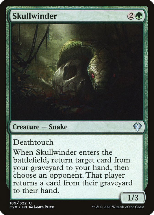 MTG Card Title: Skullwinder C20/189