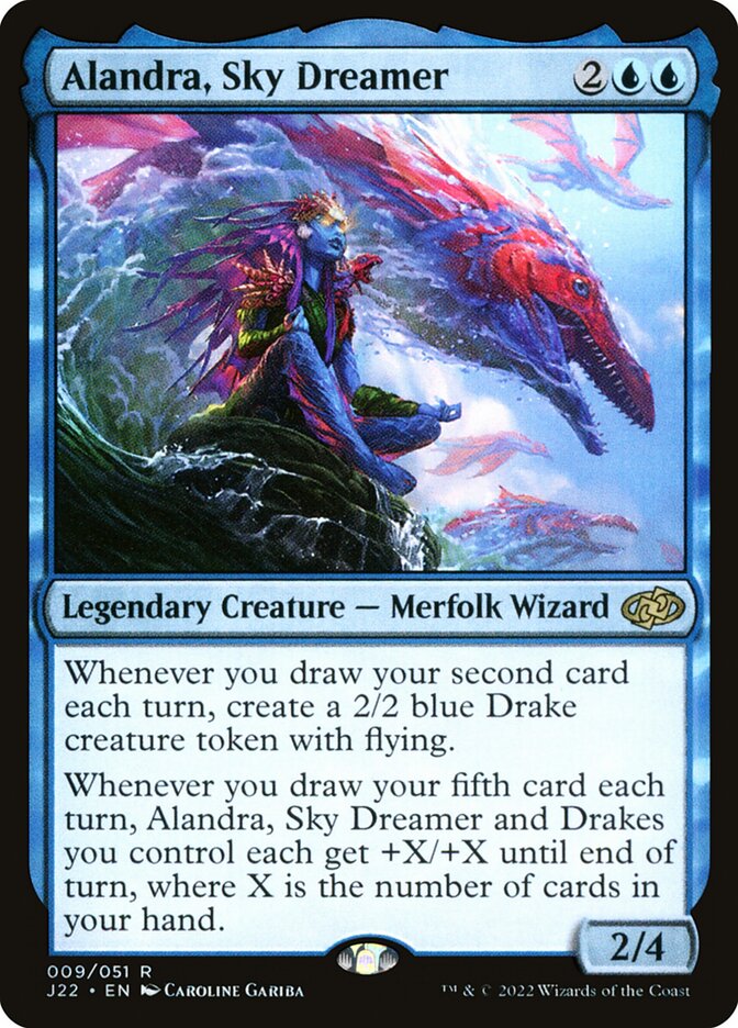 MTG Card Title: Alandra, Sky Dreamer J22/9