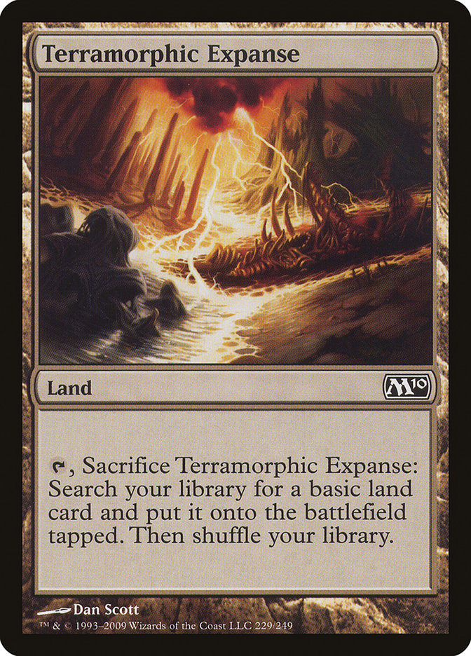 MTG Card Title: Terramorphic Expanse M10/229