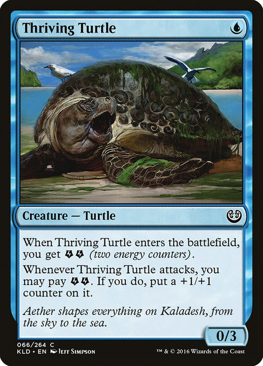 MTG Card Title: Thriving Turtle KLD/66