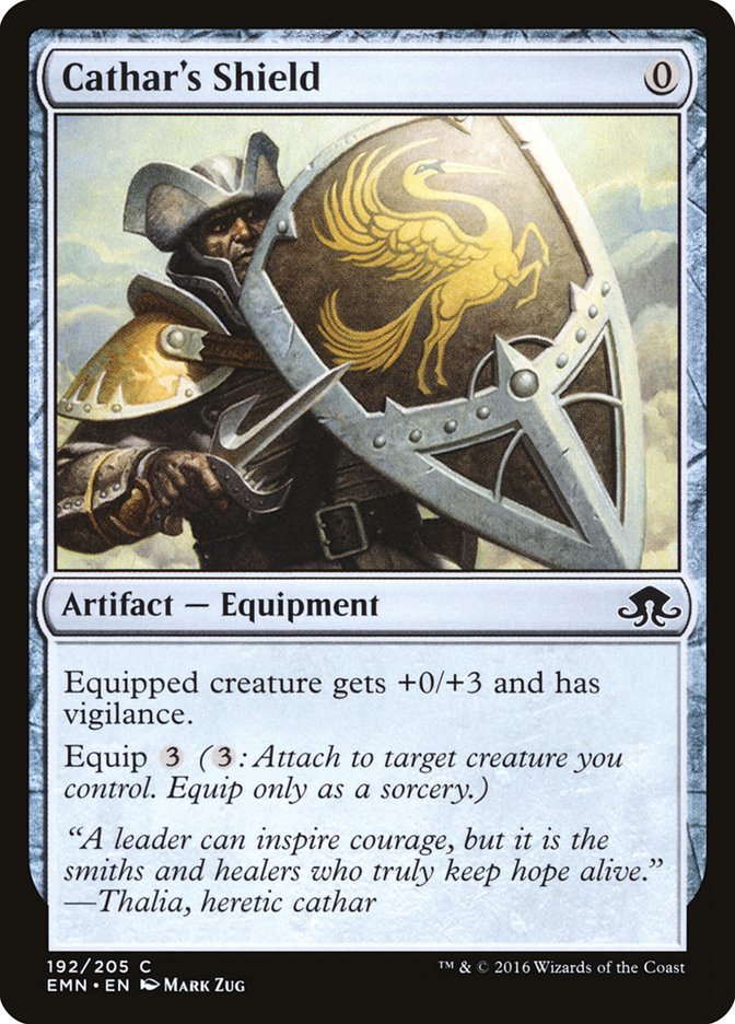 MTG Card Title: Cathar's Shield EMN/192
