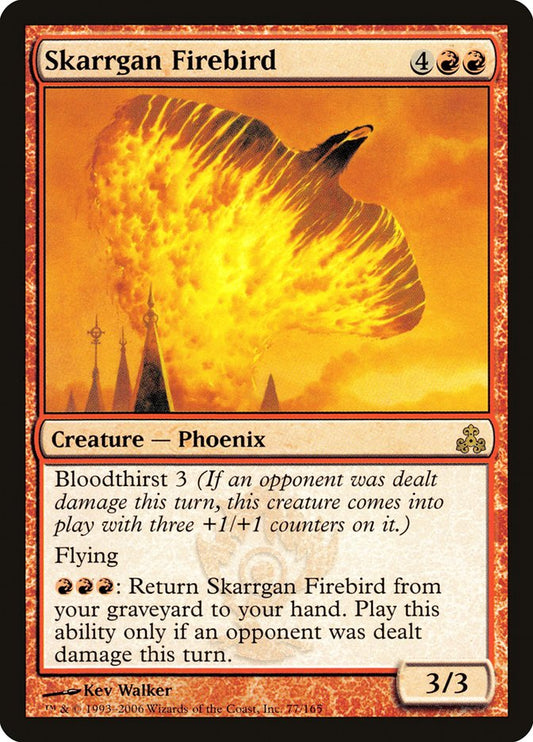 MTG Card Title: Skarrgan Firebird GPT/77