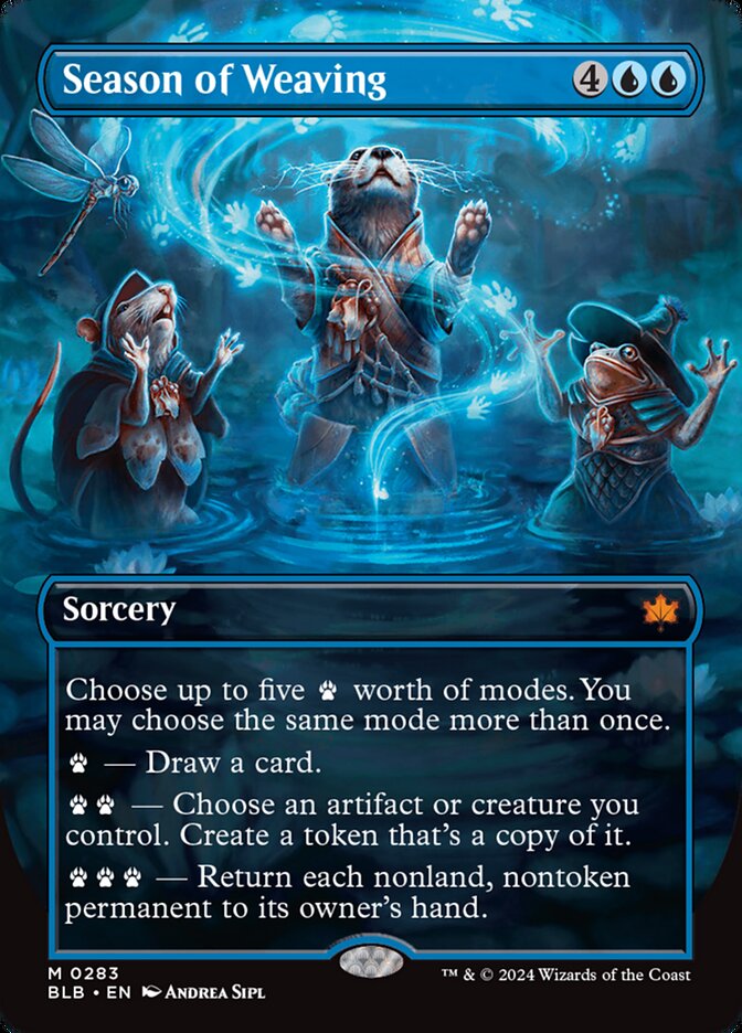 MTG Card Title: Season of Weaving BLB/283