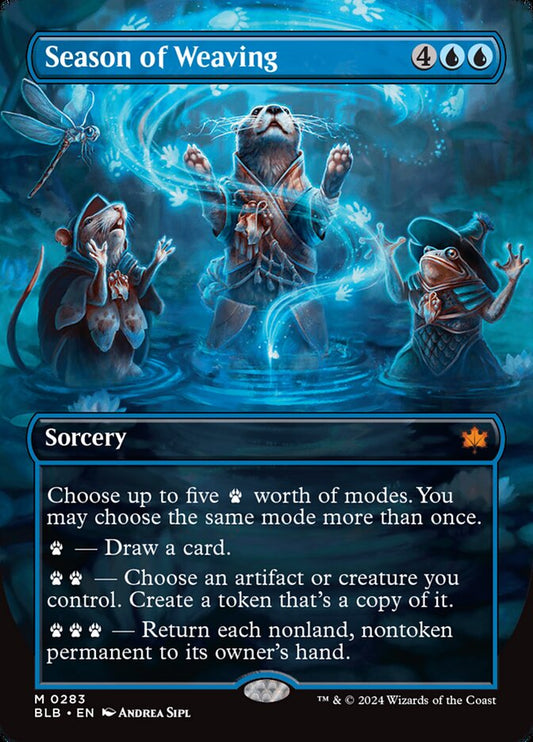 MTG Card Title: Season of Weaving BLB/283