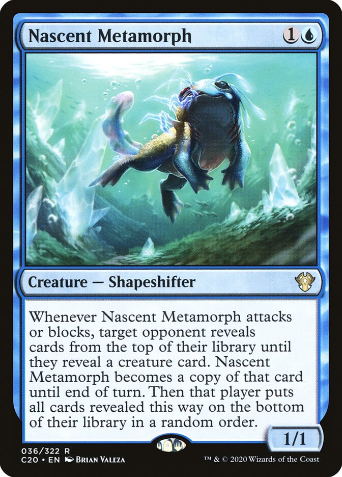 MTG Card Title: Nascent Metamorph C20/36