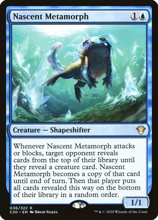 MTG Card Title: Nascent Metamorph C20/36
