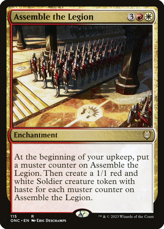 MTG Card Title: Assemble the Legion ONC/115