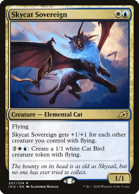 MTG Card Title: Skycat Sovereign IKO/207