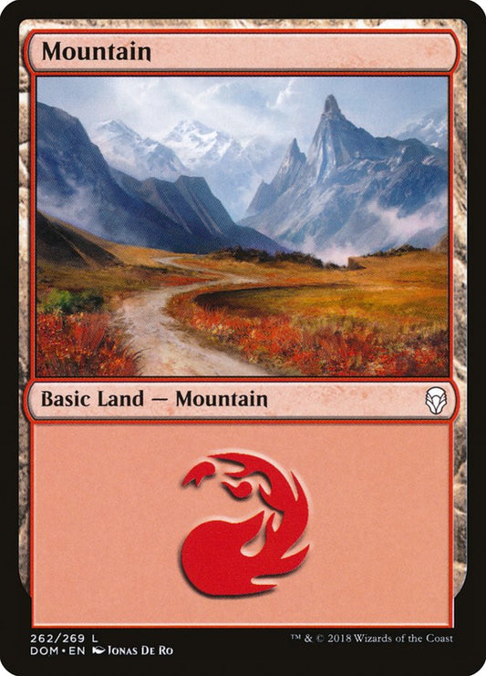 MTG Card Title: Mountain DOM/262