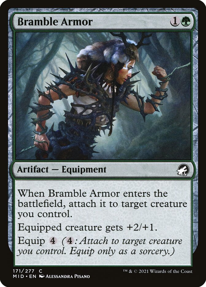 MTG Card Title: Bramble Armor MID/171