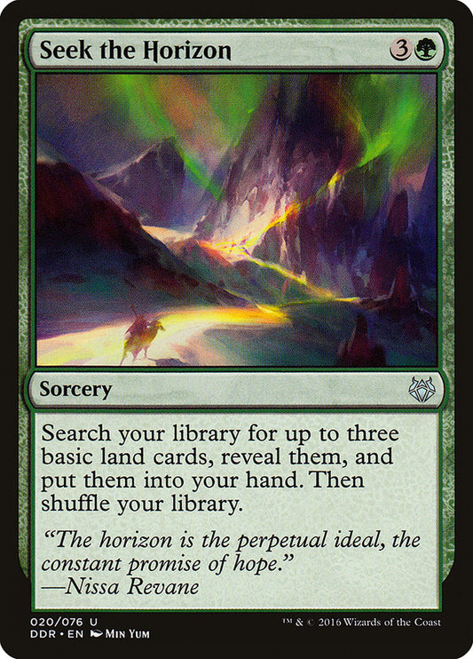 MTG Card Title: Seek the Horizon DDR/20