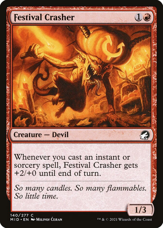 MTG Card Title: Festival Crasher MID/140