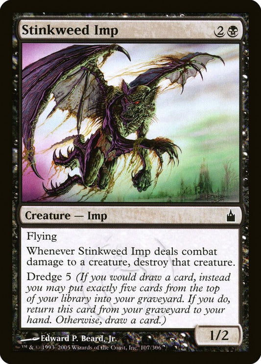 MTG Card Title: Stinkweed Imp RAV/107