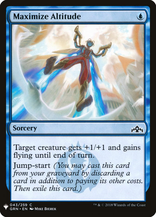MTG Card Title: Maximize Altitude PLST/GRN-43