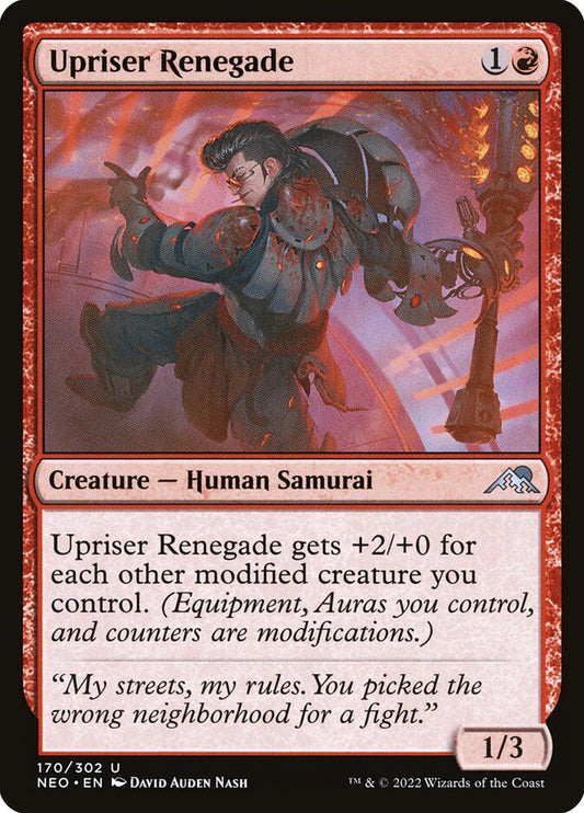 MTG Card Title: Upriser Renegade NEO/170