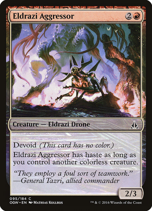 MTG Card Title: Eldrazi Aggressor OGW/95