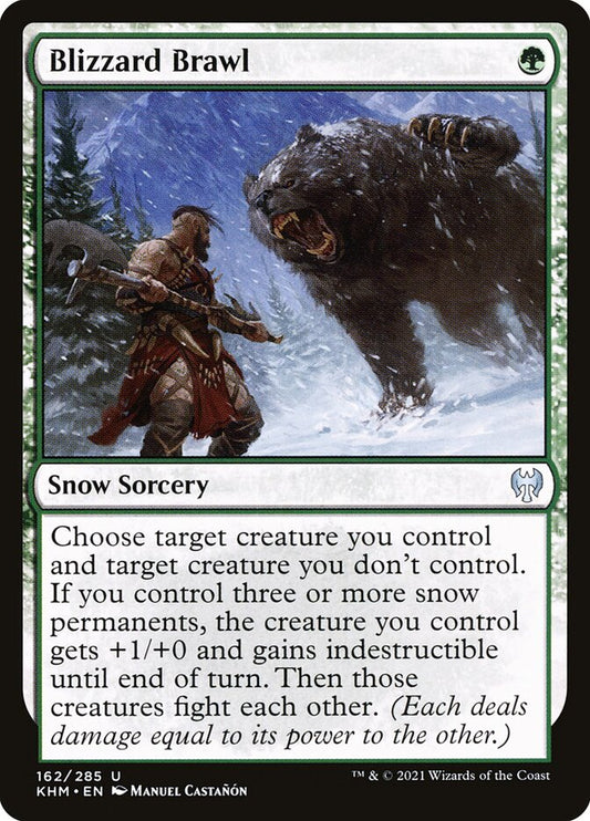 MTG Card Title: Blizzard Brawl KHM/162