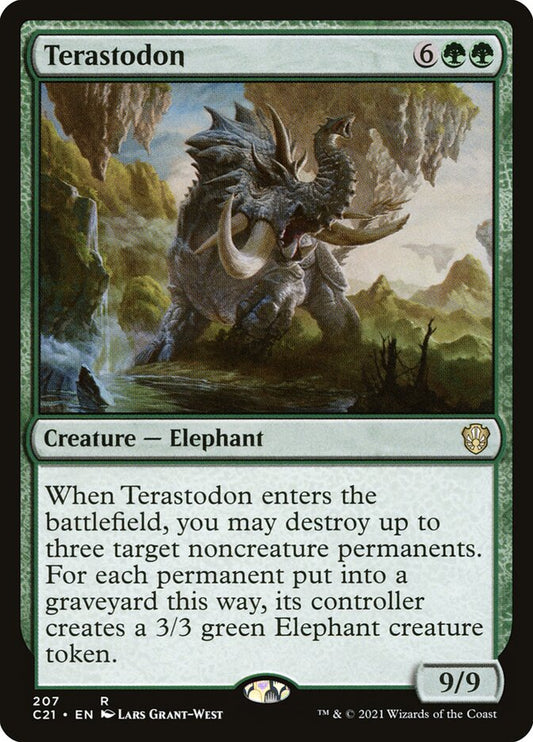MTG Card Title: Terastodon C21/207
