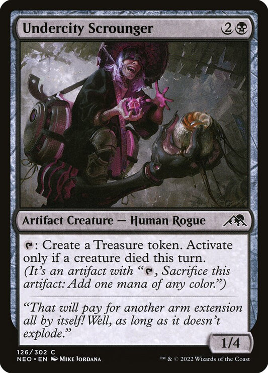 MTG Card Title: Undercity Scrounger NEO/126