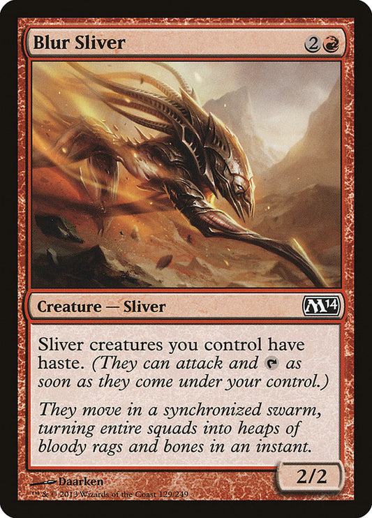 MTG Card Title: Blur Sliver M14/129