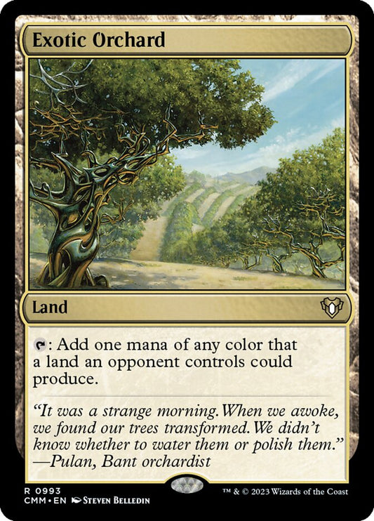 MTG Card Title: Exotic Orchard CMM/993