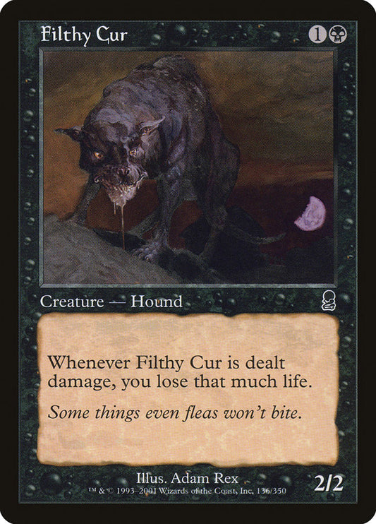 MTG Card Title: Filthy Cur ODY/136