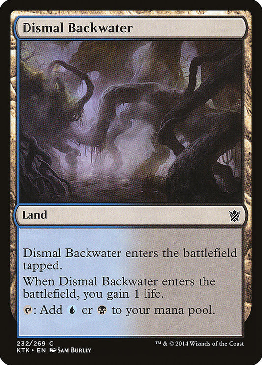 MTG Card Title: Dismal Backwater KTK/232