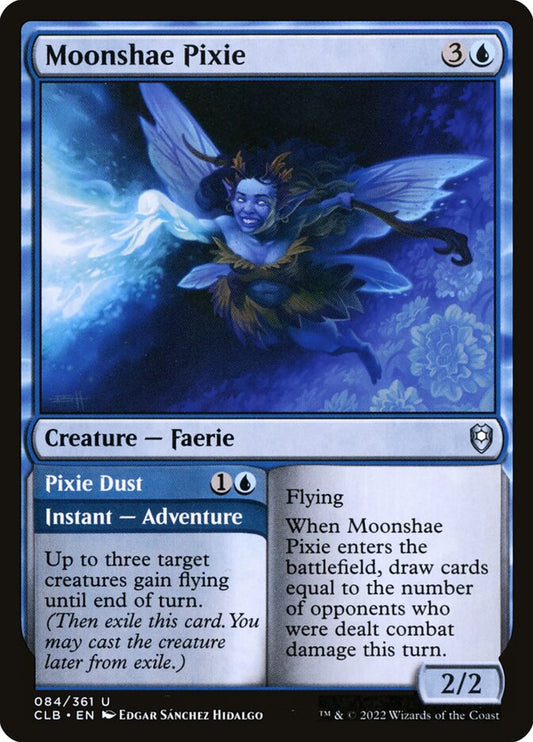 MTG Card Title: Moonshae Pixie // Pixie Dust CLB/84