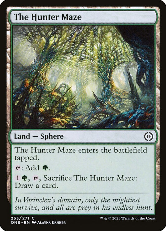 MTG Card Title: The Hunter Maze ONE/253