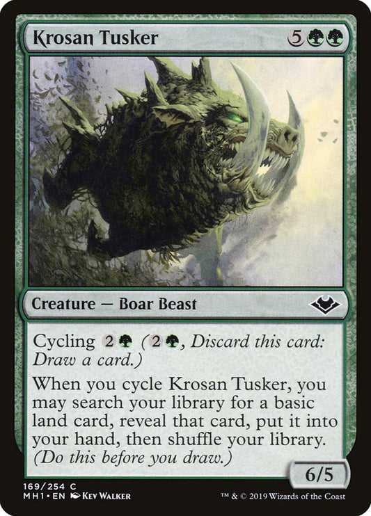 MTG Card Title: Krosan Tusker MH1/169