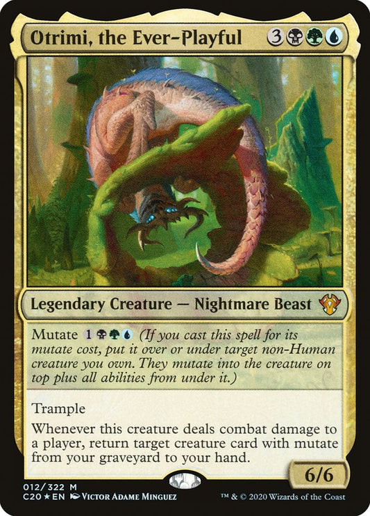MTG Card Title: Otrimi, the Ever-Playful C20/12
