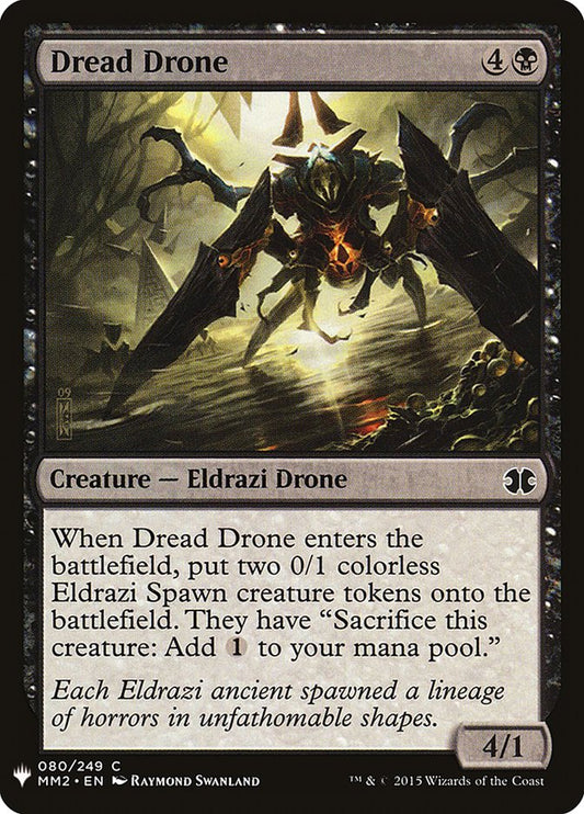 MTG Card Title: Dread Drone PLST/MM2-80