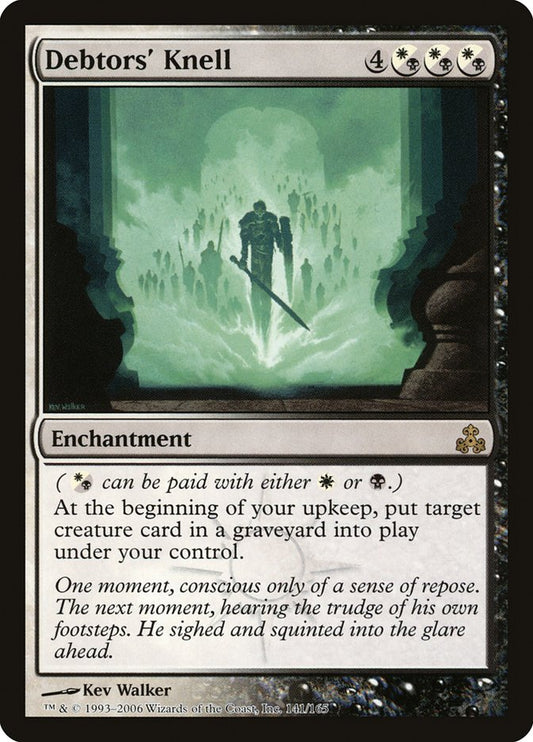 MTG Card Title: Debtors' Knell GPT/141