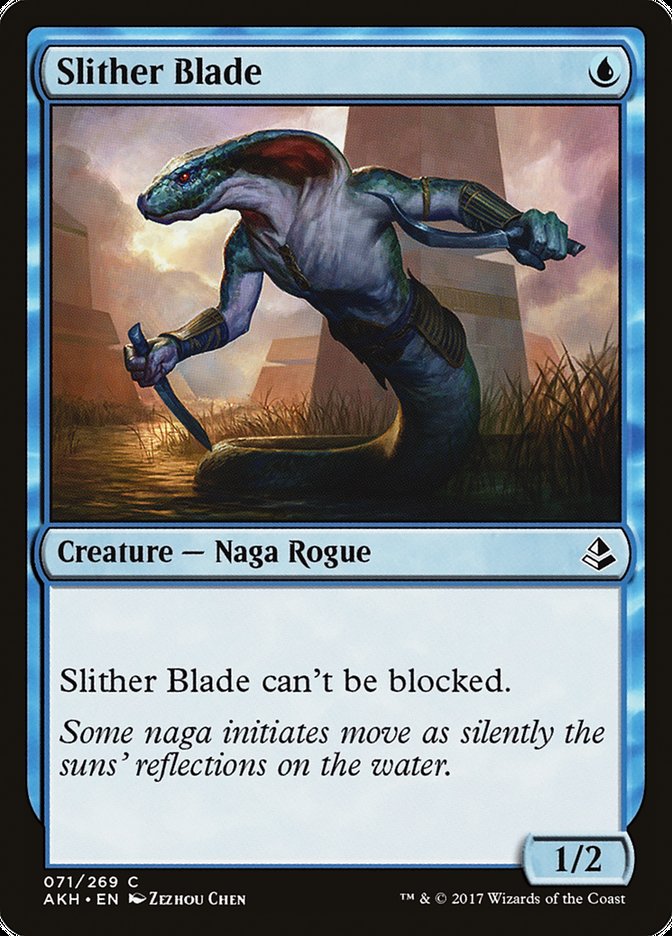 MTG Card Title: Slither Blade AKH/71