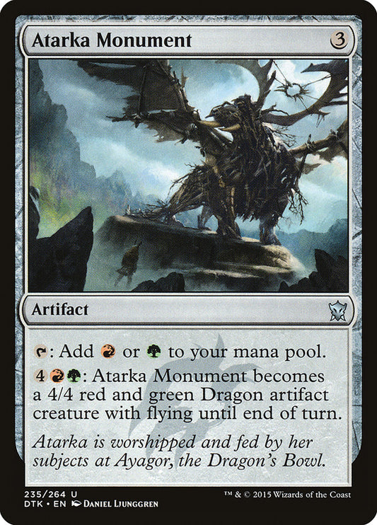 MTG Card Title: Atarka Monument DTK/235