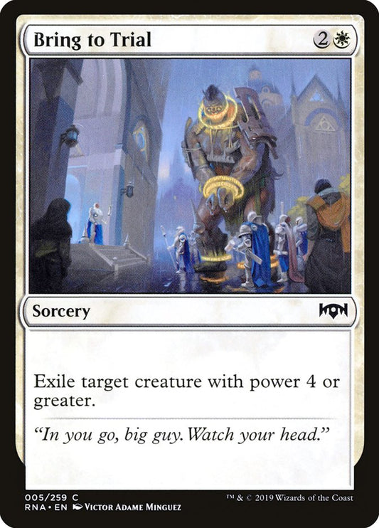 MTG Card Title: Bring to Trial RNA/5