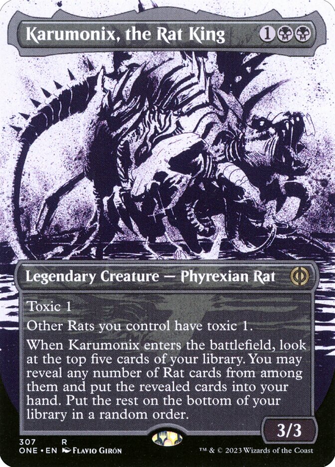 MTG Card Title: Karumonix, the Rat King ONE/307