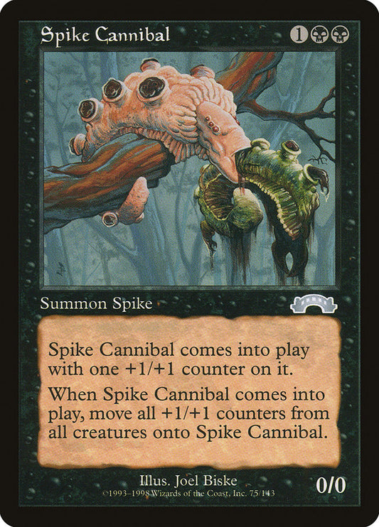 MTG Card Title: Spike Cannibal EXO/75