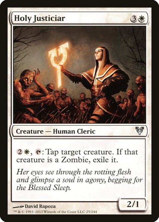 MTG Card Title: Holy Justiciar AVR/25