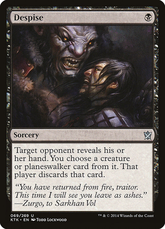 MTG Card Title: Despise KTK/69
