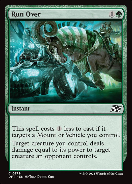MTG Card Title: Run Over DFT/179