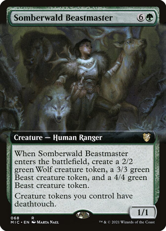 MTG Card Title: Somberwald Beastmaster MIC/68