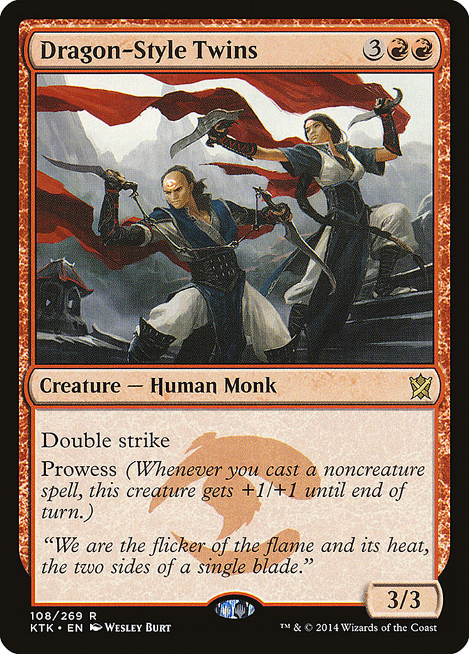 MTG Card Title: Dragon-Style Twins KTK/108