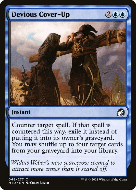 MTG Card Title: Devious Cover-Up MID/48