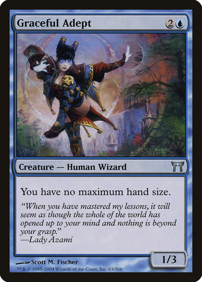 MTG Card Title: Graceful Adept CHK/63